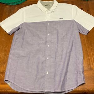 Vans two-tone button down shirt